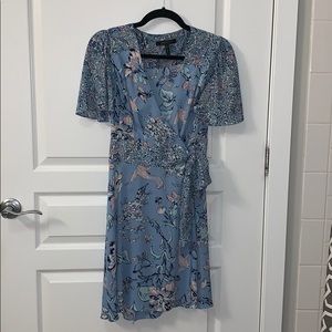 BCBG Floral wrap dress